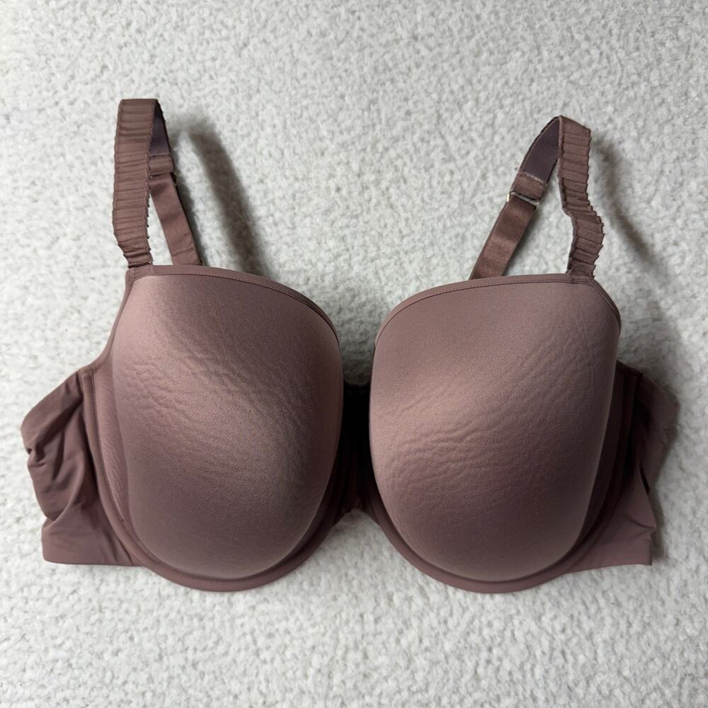 Thirdlove Womens Plus Size 44E Underwire 24/7 Classic T Shirt Bra Mauve Pink *TF
